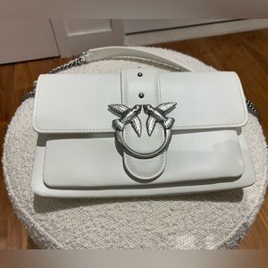 New White Pinko Ladies Simply Love Mini Crossbody Leather Bag 1P221S